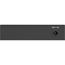 D-Link DGS-105GL Switch de Red Gigabit Ethernet 5 Puertos, 10 Gbps, Plug & Play, Metálico, Silencioso y Eficiente