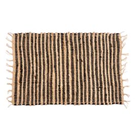 Alfombra Natural Negro Doble Rayas 60x90 cm - Giftdecor (12 Unidades) Alfombra Natural Negro Doble Rayas 60x90 cm - Giftdecor (12 Unidades)