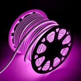 Tira LED Manguera "Neon Flex" 6W 6000ºK 220VAC 8x18mm Doble 120xSMD2835 6W/M x1M 40.000H  [HO-NSPVC8x16DOY220CW]
