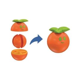 Clementoni Cesta de Frutas Encajables para Bebés y Niños Pequeños, 3 Niveles de Dificultad, Juguete Educativo a partir de 12 Meses