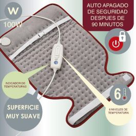 AVANT Almohadilla Eléctrica Cervical 100W, 3 Temperaturas, 63 cm x 42 cm con Sujeción para Cuello, Cómoda y Terapéutica