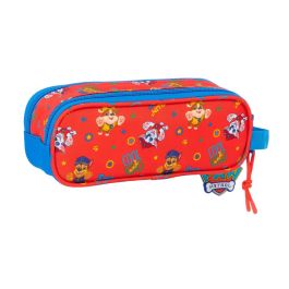 Safta Portatodo Doble Paw Patrol Cool - Estuche Escolar 2 Compartimentos Grande para Lápices y Material Escolar - 21x8x6 cm - Niños +3 Años