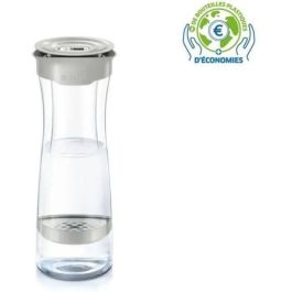 Brita Fill & Serve Botella filtrante de agua de grafito 1.3L, reduce cloro e impurezas, incluye 1 disco de filtro