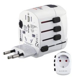 Adaptador universal Hama TRAVEL Blanco Precio: 31.69000043. SKU: B1A2P7EKAQ