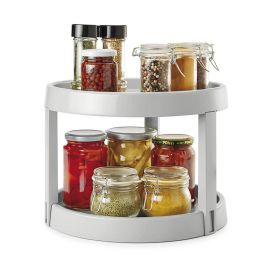 Metaltex Organizador giratorio Giro-2 para armarios de cocina, despensa o baño, 2 alturas Ø28 x 21 cm Gris Precio: 17.69000035. SKU: S7911595