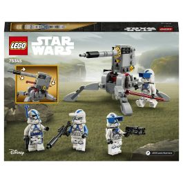 LEGO Star Wars 501st Clone Troopers Battle Pack 75345 Juego Construccion 119 Piezas 6+