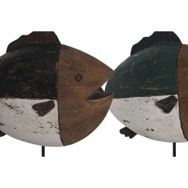DKD Home Decor Figura Decorativa de Pez Estilo Antique Madera Paulownia Multicolor 8x26x18 cm (Pack de 2 Unidades) Diseño Surtido DKD Home Decor Figura Decorativa de Pez Estilo Antique Madera Paulownia Multicolor 8x26x18 cm (Pack de 2 Unidades) Diseño Surtido