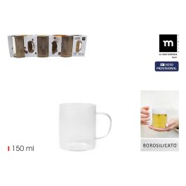 La Mediterranea Set 3 Tazas Boro Lisas 150 ml - d:6 cm h:7 cm (24 Unidades)