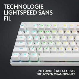 Logitech LOG1696546803655 G Pro X TKL Lightspeed Teclado Inalámbrico Gaming USB AZERTY Blanco