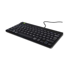 R-Go Tools Ergonomic keyboard R-Go Compact Break, compact keyboard with break software, QWERTY (ES), wired, black