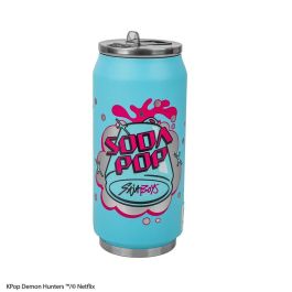 Cinereplicas KPop Demon Hunters Termo Soda Pop 400ml Lata Azul Fucsia Gris Metálico Precio: 24.9502. SKU: B1B3WDKLPZ