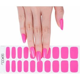 Nooves Láminas de Uñas de Gel Premium Semipermanentes #Barbie Girl 20 Uds - Manicura Fácil Aplicación y Duración hasta 2 Semanas
