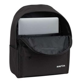 Cartera Escolar Safta Day Pack Ordenador 14,1-' Basic Negro 310x160x400 mm Cartera Escolar Safta Day Pack Ordenador 14,1-' Basic Negro 310x160x400 mm