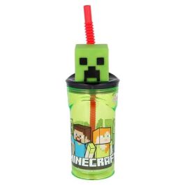 Vaso con figurita 3D minecraft 360 ml. Precio: 6.7899997. SKU: B1K9HS7AHY