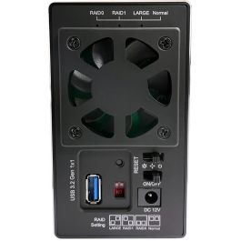LC-Power LC-35U3-RAID-2 - Carcasa de disco duro externo USB 3.0 para 2 discos, con función RAID