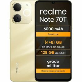 Smartphone Realme NOTE 70T 4 GB RAM 128 GB 6,74" Unisoc Dorado Smartphone Realme NOTE 70T 4 GB RAM 128 GB 6,74" Unisoc Dorado