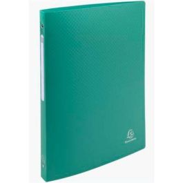 Carpeta de anillas Exacompta Verde oscuro A4 (20 Unidades)