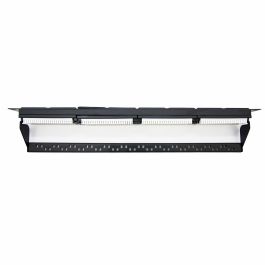 Nanocable 10.21.3124 Patch Panel de 24 Puertos RJ45 UTP Cat.6 1U 19'' Dual IDC Negro