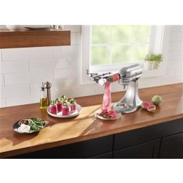 Kitchenaid 5KSMSCA Cortador de Verduras en Láminas Accesorio para Robots de Cocina con 2 Cuchillas de Acero Inoxidable