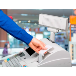 Q-connect Rollo Sumadora 37 mm Ancho x 70 mm Diametro Sin Bisfenol A