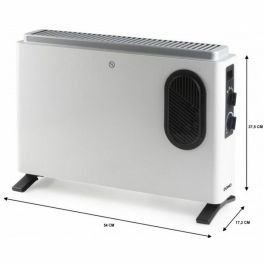 Domo DO7351CH Convector de calefacción 2000 W Blanco 54 x 37,5 x 17,2 cm