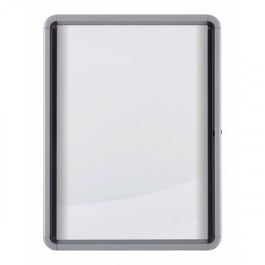 Nobo Vitrina de Interior Fondo Metal para 6 Hojas A4, 792x732 mm, Blanco, Aluminio - 1902558