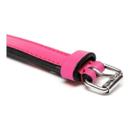 Gloria Collar Piel Acolchado Fuxia 40 cm x 20 mm Máxima Comodidad Suave Triple Capa
