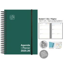 Agenda Anual (2025-26) Senfort 16 Meses Iki Unicolor Espiral Tapa Pp Con Goma 155X215 S/V Verde Precio: 13.98999943. SKU: B1JYNVCNH8