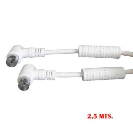 Edm Prolongación TV-Video Acodada con Filtro 9.5mm 2.5m Blanco Precio: 2.59000016. SKU: S7916140