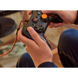 Thrustmaster GP XID PRO eSport edition Gamepad Analógico/Digital PC Negro, Naranja Alámbrico