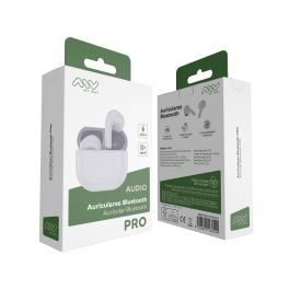 Myway Auriculares Bluetooth Wireless Touch MWHPH0030 con Estuche de Carga, Autonomía 4h, Blancos