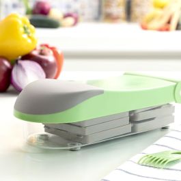 Cortador de Verduras, Rallador y Mandolina con Recetas y Accesorios 7 en 1 Choppie Expert InnovaGoods