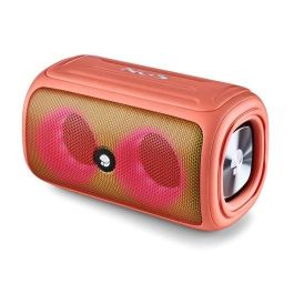 NGS Altavoz Bluetooth Roller Beast 32W Resistente al Agua IPX5, True Wireless Stereo, USB/TF/AUX, Radio FM, 7 Modos de Luces