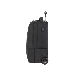 Safta Trolley Portatil 15,6''+Tablet+Usb 47.50x37x21 cm Negro 900D Gucci Nylon + Pvc Leather