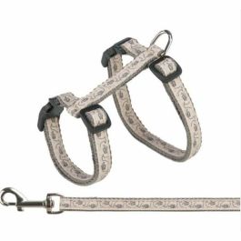 Trixie TRI1740204668942 Arnés Ajustable con Correa, Medidas Cuello/Pecho 27-45 cm, Ancho 13 mm, Largo 1.20 m, Colores Gris y Rosa Trixie TRI1740204668942 Arnés Ajustable con Correa, Medidas Cuello/Pecho 27-45 cm, Ancho 13 mm, Largo 1.20 m, Colores Gris y Rosa