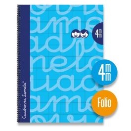 Lamela Bloc Tapa Forrada Fº 80H Cuadrovia 4 Mm Azul 5 unidades Precio: 27.69000058. SKU: B164TDYR2S