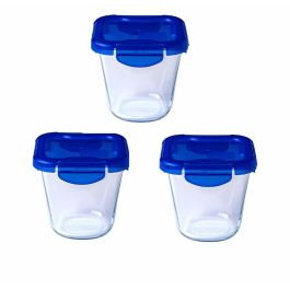 Pyrex PYR3426470285155 Juego de 3 Recipientes para Pasta Cook&Go de Cristal con Tapa Hermética 12 x 12 cm 0,8 L Precio: 82.99000017. SKU: B1DDFFASWR