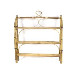 DKD Home Decor Estantería de Pared Balinesa con 3 Estantes en Ratán y Bambú Color Natural, 62 cm Ancho x 103 cm Alto x 15 cm Fondo Precio: 97.49999952. SKU: S3022926