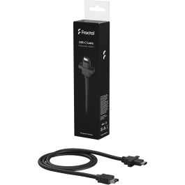 Fractal Design FD-A-USBC-001 Cable USB-C Macho a Macho 10Gbps 67cm Negro