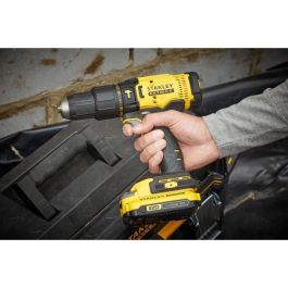 Stanley FATMAX V20 SFMCD711D22-QW Taladro atornillador de impacto, 50 Nm, Litio 18V, 2 Baterías 2Ah