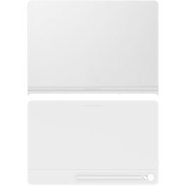 Samsung Smart Book Cover para Galaxy Tab S10 FE+, 10.9", Funda con Modo Espera y Portabolígrafo, Blanco