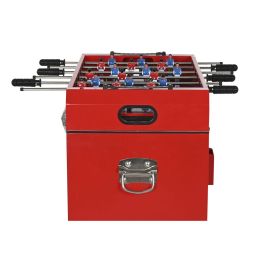 DKD Home Decor Nevera Rojo Negro Metal 71 x 62 x 85 cm