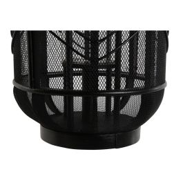 Portavela Colonial DKD Home Decor Negro 25.5 x 46.5 x 25.5 cm Portavela Colonial DKD Home Decor Negro 25.5 x 46.5 x 25.5 cm