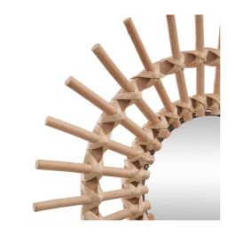 Atmosphera Espejo Sun Rattan y MDF Ø30cm