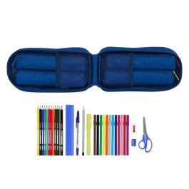 Plumier Escolar Safta Blackfit8 -'Oxford-' Mochila Con 4 Portatodos Llenos 120x50x230 mm