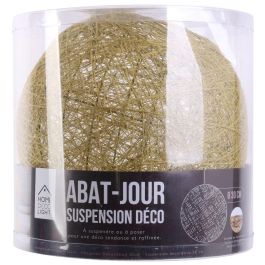 Home Deco Factory Pantalla Decorativa Mostaza Tejida 30 cm