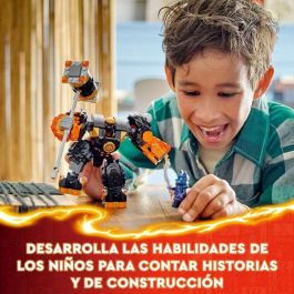 LEGO 71806 Meca Elemental de la Tierra de Cole Ninjago: El Renacer de los Dragones, Set de Construcción Articulado para Niños +7 años