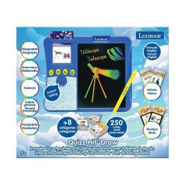 Lexibook AAAMF78148 - Libro Interactivo Bilingüe con 200 Tarjetas Educativas y Tableta de Dibujo - Aprendizaje Divertido