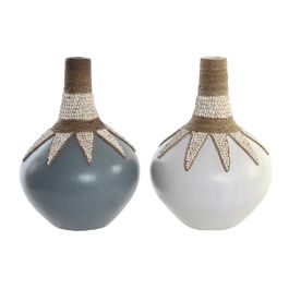 Jarron Balines DKD Home Decor Azul Blanco 30 x 40 x 30 cm (2 Unidades) Precio: 123.78999985. SKU: B13DXBB6DG