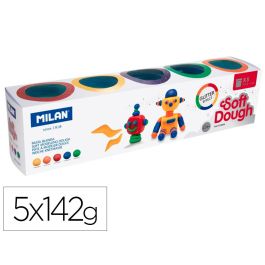 Pasta Milan Para Modelar Soft Dough Glitter Caja De 5 Botes Colores Surtidos 142 gr Precio: 8.49999953. SKU: B197T6X4YX